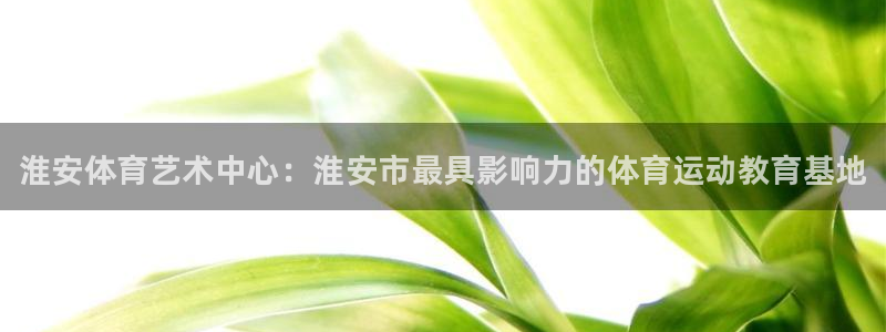 千亿国际官网下载开户：淮安体育艺术中心：淮安市最具影